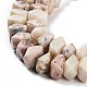 Chapelets de perles en opale rose naturelle G-D091-A01-4