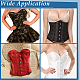 Benecreat 4 paires 2 styles fer et 201 busk corset en acier inoxydable FIND-BC0004-84-6