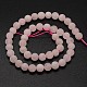 Chapelets de perles en quartz rose naturel G-D670-6mm-2
