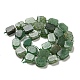 Perles vertes naturelles quartz fraise brins G-Z043-A05-01-3