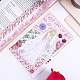 Floral Theme Pattern Paper Adhesive Tape TAPE-PW0004-003-3