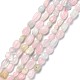 Chapelets de perles en morganite naturelle G-L550A-08-1