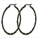 Titanium Steel Hoop Earrings STAS-TAC0001-11E-B-1