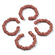Offener Ring aus Fimo-Twist-Seil CLAY-N010-031-03-1