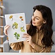 CRASPIRE Ginkgo Leaves Clear Rubber Stamps Retro Autumn Plant Leaf Vintage Reusable Transparent Silicone Stamp Seals for Journaling Card Making Scrapbooking Photo Album Decorative DIY Christmas Gift DIY-WH0439-0252-6