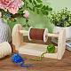 回転式木製糸かせスピナー  毛糸ボールホルダー  ウールかせコードオーガナイザー  かぎ針編みツール  ナバホホワイト  24x9.9x12.9cm DIY-WH0504-104B-4