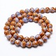 Round Synthetic Imperial Jasper Beads Strands G-I098-8mm-01-3