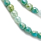 Brins de perles de verre de galvanoplastie de couleur dégradée GLAA-E042-04E-3