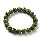 Dyed Natural Jade Beads Stretch Bracelets BJEW-G633-C-3