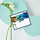 Глоблендская бабочка одуванчик прозрачные штампы для скрапбукинга «сделай сам» силуэт полевого цветка силиконовые прозрачные штампы для изготовления карточек фотоальбом журнал украшение дома DIY-WH0167-57-0363-5