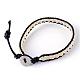 Braided Beads Bracelets BJEW-Q667-02-2