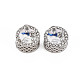 Gestell Legierung Emaille europäischen Perlen MPDL-N039-177-1
