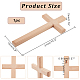 NBEADS Wooden Wall Cross HJEW-WH0036-45-2
