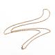 304 Stainless Steel Cable Chain Necklaces NJEW-P147-07-2