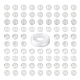 100 perles de pierre de lune blanche naturelle de 8 mm DIY-LS0002-19-2