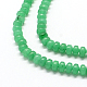 Chapelets de perles en jade de Malaisie naturelle G-UK0003-04Q-3