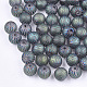 Perles en verre electroplate X-EGLA-S178-02B-1