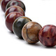 Natural Polychrome Jasper/Picasso Stone/Picasso Jasper Beads Strands G-S259-23-10mm-3