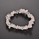Bracelets extensible avec perles en pierre précieuse X-BJEW-JB01825-2