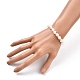 Natural Baroque Pearl Keshi Pearl Beaded Bracelets BJEW-JB05326-02-4