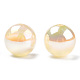 Perles d'imitation perles en plastique ABS PACR-N013-01B-04-3