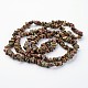 Natural Unakite Chips Beads Strands F020-2