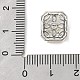 Латунные микро проложить кубического циркония бусы KK-K297-31-4