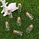 20шт мини милые маленькие стеклянные банки стеклянные бутылки AJEW-YW0001-07-5