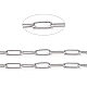 304 Stainless Steel Paperclip Chains CHS-D033-06P-01-2