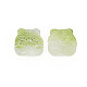 Two Tone Transparent Spray Painted Glass Beads GLAA-T022-22-C06-4