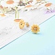 (venta de fábrica de fiestas de joyería) aretes de perlas de semillas EJEW-JE04516-05-2
