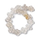 Natürlichen weißen Achat Perlen Stränge G-M418-D03-01-3