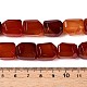 Натуральный красный агат бисер нитей G-N342-148A-5