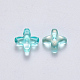 Perles de verre peintes par pulvérisation transparent GLAA-R211-06-C03-2