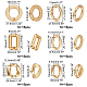 Superfindings непрозрачные акриловые соединительные кольца OACR-FH0001-003-5