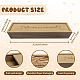 Caja de recuerdos rectangular de madera para prueba de embarazo con tapa deslizante CON-WH0102-005-2
