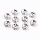Brass Rhinestone Spacer Beads RB-A014-Z8mm-28S-NF-1