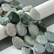 Brins de perles de jadéite du myanmar naturel G-A092-B01-03-2