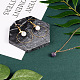 Yilisi 30pcs 15 couleurs breloques de pierres précieuses naturelles G-YS0001-01-8