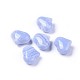 Natural Blue Lace Agate Heart Palm Stone G-F659-A01-1