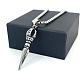 Ожерелья с подвеской в виде кинжала из нержавеющей стали в винтажном стиле для унисекс-готических украшений XL8966-2
