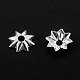 Multi-Blütenblatt Messing Perlenkappen KK-D063-17S-3