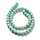 Synthetic Turquoise and Sea Shell Assembled Beads Strands G-D482-01A-08-3