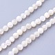 Chapelets de perles de coquillage G-F619-27-3mm-1