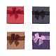 Benecreat 12 Packung Pappschmuck Armreif Geschenkboxen mit Schleifen in 4 Farben für Armreif und Armband - 89x89x25mm OBOX-BC0001-01-1