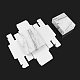 Boîtes à tiroirs en papier à motif de marbre CON-WH0071-06D-5