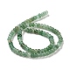 Natürlichen grünen Aventurin Perlen Stränge G-D481-03A-3