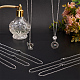 Nbeads 20 Stück 304 Edelstahl-Kabelketten-Halsketten-Set für Männer und Frauen NJEW-NB0001-10-5