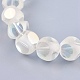 Chapelets de perles en verre électroplaqué LAMP-K029-03A-2