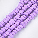 Spray Painted Non-magnetic Synthetic Hematite Beads Strands G-T116-19-09-1
